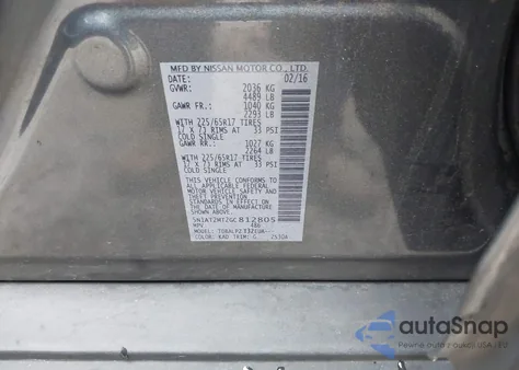 2016 Nissan Rogue S from USA, damaged, VIN 5N1AT2MT2GC812805